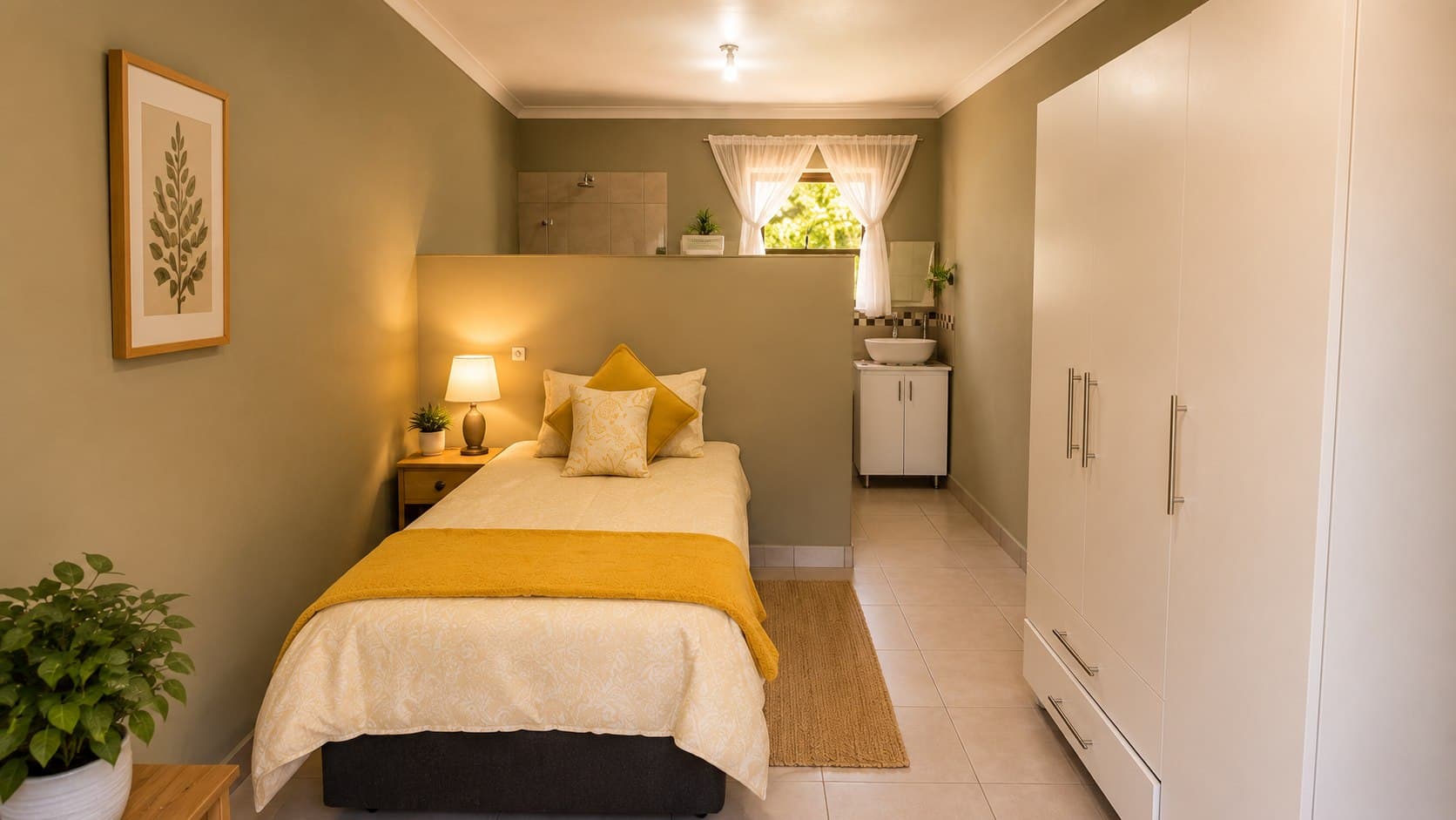 A private single room at Ridgewel Assisted Living